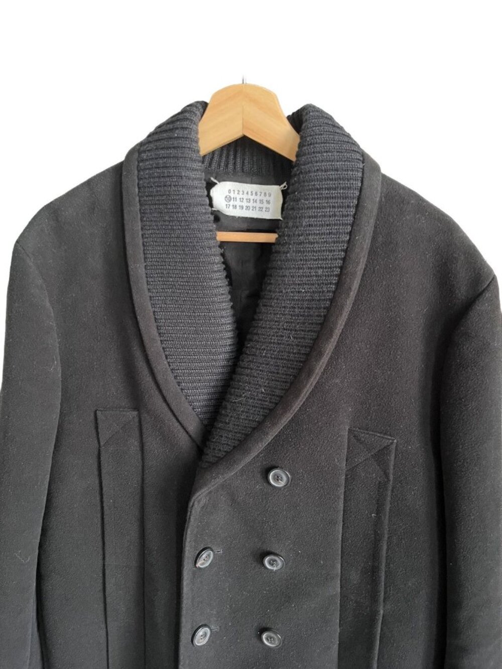 Maison Martin Margiela FW07 Four-Pocket Shawl Collar Coat